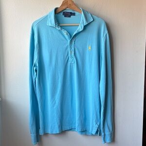 Polo Ralph Lauren Men’s Featherweight Mesh Long Sleeve Polo Size Large